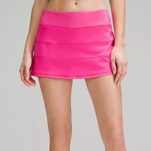 Lululemon Pace Rival Sonic Pink Skort